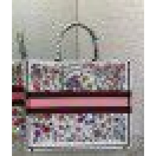 Replica Borsa Dior Large Book Tote Bag Multicolor Florilegio Ricamo Bianco Replica Borsa Dior Large Book Tote Bag Multicolor Florilegio Ricamo Bianco