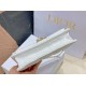 Replica Pochette Dior Lady Dior con catena Cannage bianca Replica Pochette Dior Lady Dior con catena Cannage bianca