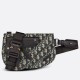 Replica Custodia da uomo Dior Saddle Dior Oblique Jacquard nera