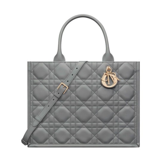 Replica Christian Dior Borsa tote media Dior Book Grigia Motivo Macrocannage Replica Christian Dior Borsa tote media Dior Book Grigia Motivo Macrocannage