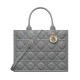 Replica Christian Dior Borsa tote media Dior Book Grigia Motivo Macrocannage Replica Christian Dior Borsa tote media Dior Book Grigia Motivo Macrocannage