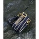 Replica Christian Dior Borsa tote media Dior Book Blu scuro Ricami Dior Oblique e pelle di vitello Replica Christian Dior Borsa tote media Dior Book Blu scuro Ricami Dior Oblique e pelle di vitello