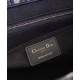 Replica Borsa tote Christian Dior piccola Dior Book Ricami Dior Oblique blu scuro e pelle di vitello Replica Borsa tote Christian Dior piccola Dior Book Ricami Dior Oblique blu scuro e pelle di vitello