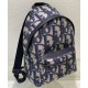 Replica Zaino Christian Dior Rider Maxi Dior Oblique jacquard Blu scuro Replica Zaino Christian Dior Rider Maxi Dior Oblique jacquard Blu scuro