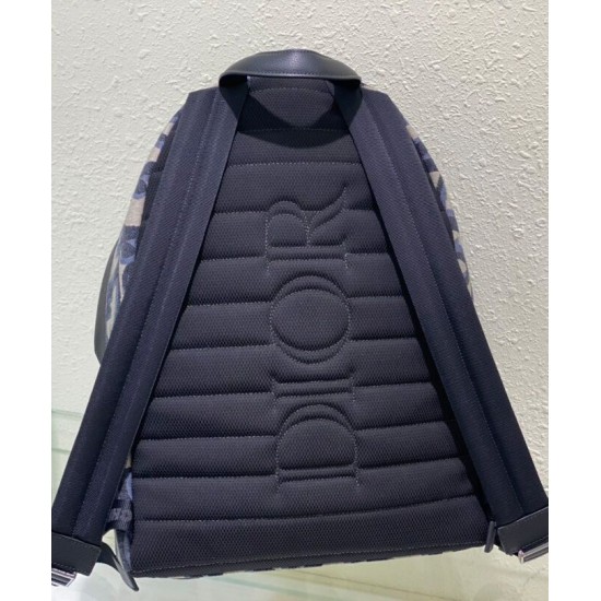 Replica Zaino Christian Dior Rider Maxi Dior Oblique jacquard Blu scuro Replica Zaino Christian Dior Rider Maxi Dior Oblique jacquard Blu scuro