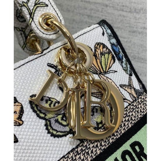Replica Borsa Christian Dior Medium Lady D-Lite Crema con motivo Toile de Jouy Mexico bianco multicolor Replica Borsa Christian Dior Medium Lady D-Lite Crema con motivo Toile de Jouy Mexico bianco multicolor