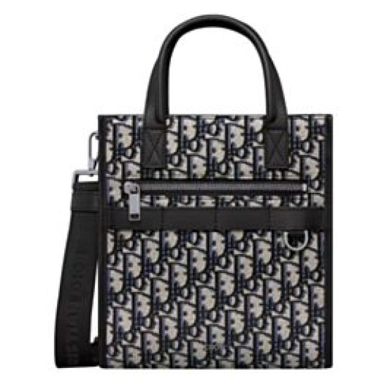 Replica Borsa da uomo Christian Dior Safari North-South Tote Blu scuro Dior Oblique jacquard Replica Borsa da uomo Christian Dior Safari North-South Tote Blu scuro Dior Oblique jacquard