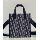 Replica Borsa da uomo Christian Dior Safari North-South Tote Blu scuro Dior Oblique jacquard Replica Borsa da uomo Christian Dior Safari North-South Tote Blu scuro Dior Oblique jacquard