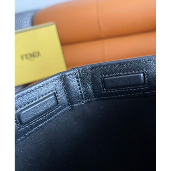 Replica Borsa media Fendi Origami 8BH414 Nera Replica Borsa media Fendi Origami 8BH414 Nera