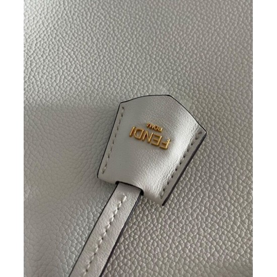 Replica Borsa media Fendi Origami 8BH414 Bianca Replica Borsa media Fendi Origami 8BH414 Bianca