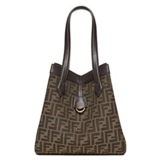 Replica Borsa media Fendi Origami 8BH414 Caffè scuro Replica Borsa media Fendi Origami 8BH414 Caffè scuro