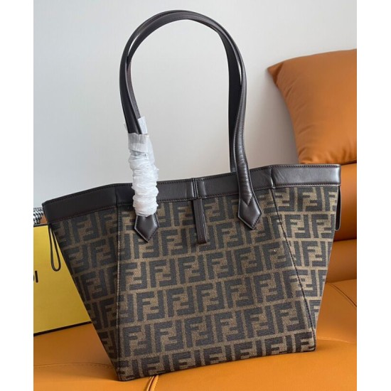 Replica Borsa media Fendi Origami 8BH414 Caffè scuro Replica Borsa media Fendi Origami 8BH414 Caffè scuro