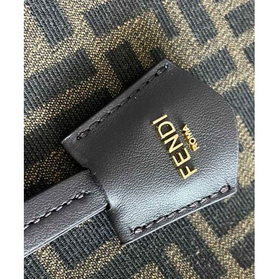 Replica Borsa media Fendi Origami 8BH414 Caffè scuro Replica Borsa media Fendi Origami 8BH414 Caffè scuro