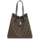 Replica Borsa grande Fendi Origami 8BH415 Caffè scuro Replica Borsa grande Fendi Origami 8BH415 Caffè scuro