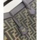 Replica Borsa grande Fendi Origami 8BH415 Caffè scuro Replica Borsa grande Fendi Origami 8BH415 Caffè scuro