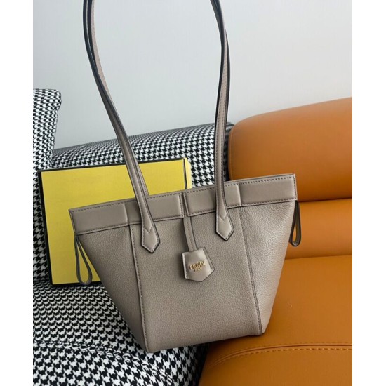 Replica Borsa mini Fendi Origami 8BS083 Grigia
