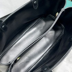 Borsa tote media Prada con cintura 1BA417 nera