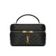 Replica Borsa da toilette YSL Saint Laurent Gaby mini con cerniera nera Replica Borsa da toilette YSL Saint Laurent Gaby mini con cerniera nera