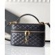 Replica Borsa da toilette YSL Saint Laurent Gaby mini con cerniera nera Replica Borsa da toilette YSL Saint Laurent Gaby mini con cerniera nera