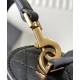 Replica Borsa da toilette YSL Saint Laurent Gaby mini con cerniera nera Replica Borsa da toilette YSL Saint Laurent Gaby mini con cerniera nera