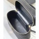 Replica Borsa da toilette YSL Saint Laurent Gaby mini con cerniera nera Replica Borsa da toilette YSL Saint Laurent Gaby mini con cerniera nera