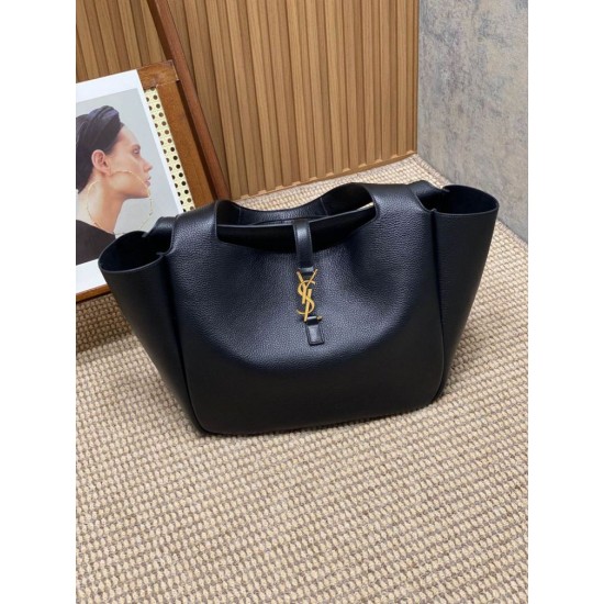 Replica Borsa YSL Saint Laurent Bea Tote EAST/West Nera Replica Borsa YSL Saint Laurent Bea Tote EAST/West Nera