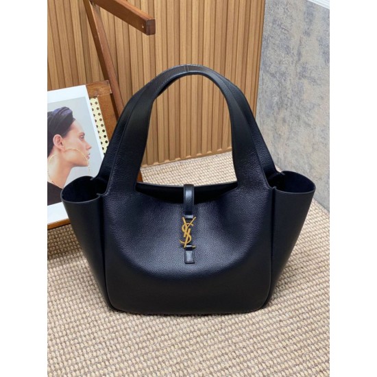 Replica Borsa YSL Saint Laurent Bea Tote EAST/West Nera Replica Borsa YSL Saint Laurent Bea Tote EAST/West Nera