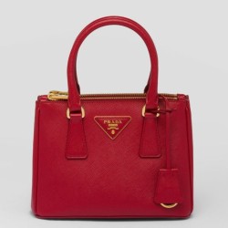 Borsa Prada Mini Galleria Saffiano Rosso