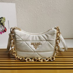 Borsa Prada System Patchwork Nappa Bianca