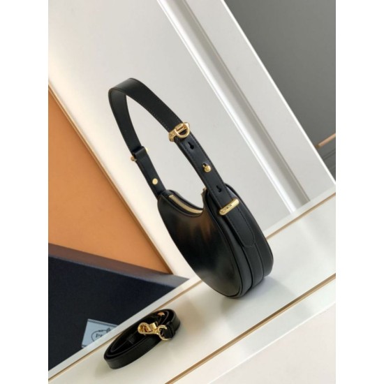 Replica Borsa a tracolla Prada Arque Mini Nera Replica Borsa a tracolla Prada Arque Mini Nera