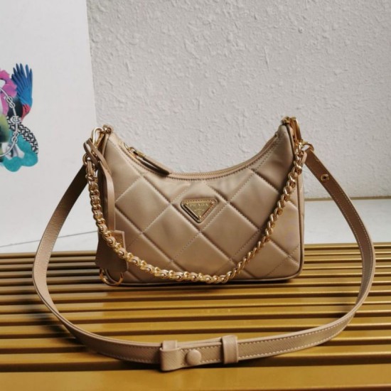Replica Prada Riedizione 1995 Mini Borsa Chaine Re-Nylon Beige Replica Prada Riedizione 1995 Mini Borsa Chaine Re-Nylon Beige