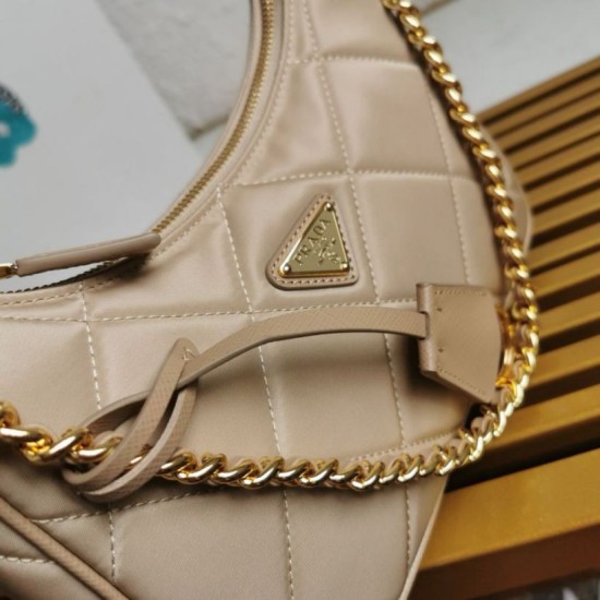 Replica Prada Riedizione 1995 Mini Borsa Chaine Re-Nylon Beige Replica Prada Riedizione 1995 Mini Borsa Chaine Re-Nylon Beige