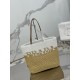 Replica Prada Borsa Tote Prada Crochet piccola Borsa Prada in filato effetto rafia Beige/Bianco Replica Prada Borsa Tote Prada Crochet piccola Borsa Prada in filato effetto rafia Beige/Bianco