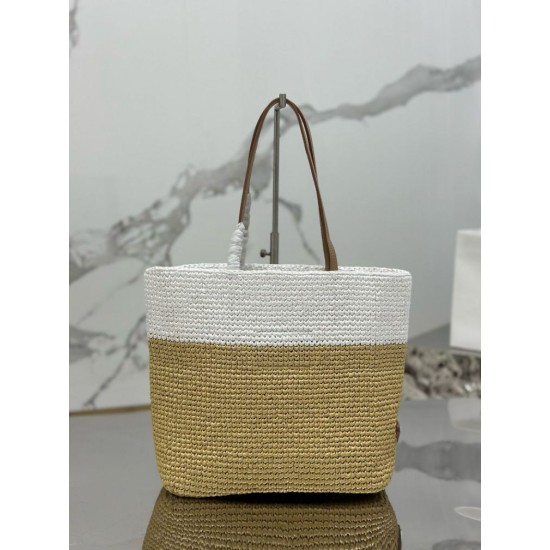 Replica Prada Borsa Tote Prada Crochet piccola Borsa Prada in filato effetto rafia Beige/Bianco Replica Prada Borsa Tote Prada Crochet piccola Borsa Prada in filato effetto rafia Beige/Bianco