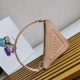 Replica Borsa a tracolla triangolare Prada Beige Replica Borsa a tracolla triangolare Prada Beige