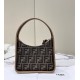 Replica Fendi Mini Fendessencehobo Fendi Bag Miniborsa in tessuto FF Marrone Replica Fendi Mini Fendessencehobo Fendi Bag Miniborsa in tessuto FF Marrone
