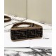 Replica Fendi Mini Fendessencehobo Fendi Bag Miniborsa in tessuto FF Marrone Replica Fendi Mini Fendessencehobo Fendi Bag Miniborsa in tessuto FF Marrone