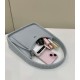 Replica Fendi Mini Fendessence hobo Selleria Fendi Borsa con 264 impunture cucite a mano Blu