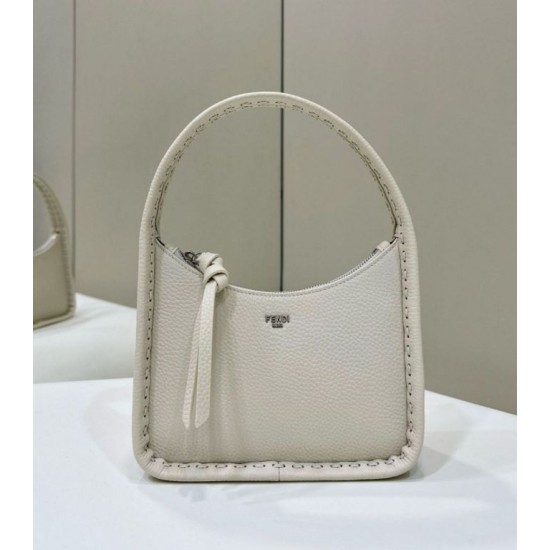 Replica Fendi Mini Fendessence hobo Selleria Fendi Borsa con 264 impunture cucite a mano Bianca Replica Fendi Mini Fendessence hobo Selleria Fendi Borsa con 264 impunture cucite a mano Bianca
