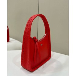 Fendi Mini Fendessence hobo Selleria Fendi Borsa con 264 impunture cucite a mano Rosso Fendi Mini Fendessence hobo Selleria Fendi Borsa con 264 impunture cucite a mano Rosso