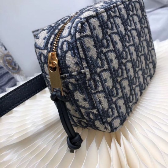 Replica Marsupio Dior Oblique Tela Blu
