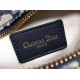 Replica Marsupio Dior Oblique Tela Blu