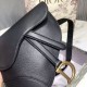 Replica Marsupio Dior Saddle granulato nero Replica Marsupio Dior Saddle granulato nero