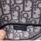 Replica Dior Saddle Pouch Marsupio Oblique Tela Blu