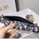 Replica Dior Saddle Pouch Marsupio Oblique Tela Blu