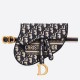 Replica Dior Saddle Pouch Marsupio Oblique Tela Blu