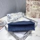 Replica Dior Mini Book Tote Borsa Dior Tela Obliqua Denim Blu Replica Dior Mini Book Tote Borsa Dior Tela Obliqua Denim Blu