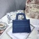Replica Dior Mini Book Tote Borsa Dior Tela Obliqua Denim Blu Replica Dior Mini Book Tote Borsa Dior Tela Obliqua Denim Blu