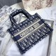 Replica Dior Mini Book Tote Borsa Dior Oblique Canvas Blu Replica Dior Mini Book Tote Borsa Dior Oblique Canvas Blu