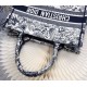 Replica Borsa tote Dior piccola a libro Toile De Jouy con motivo tela blu Replica Borsa tote Dior piccola a libro Toile De Jouy con motivo tela blu